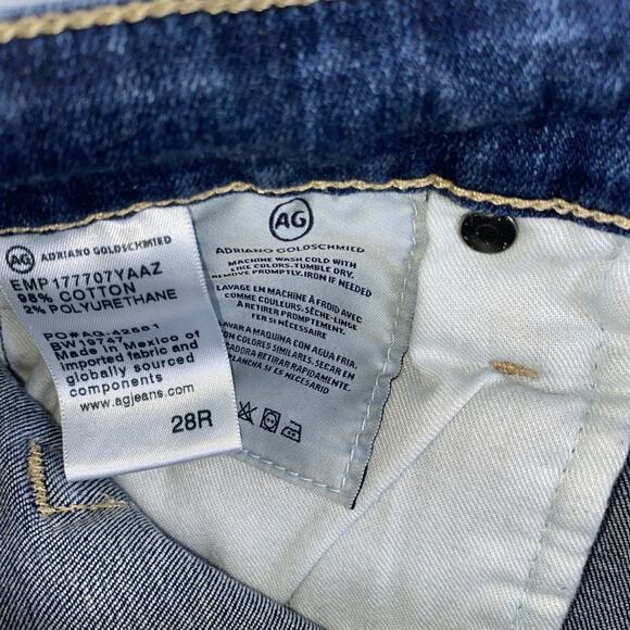 AG-ED Denim Adriano Goldschmied Farrah Skinny Ankle High-Rise Size 28R - Picture 6 of 8